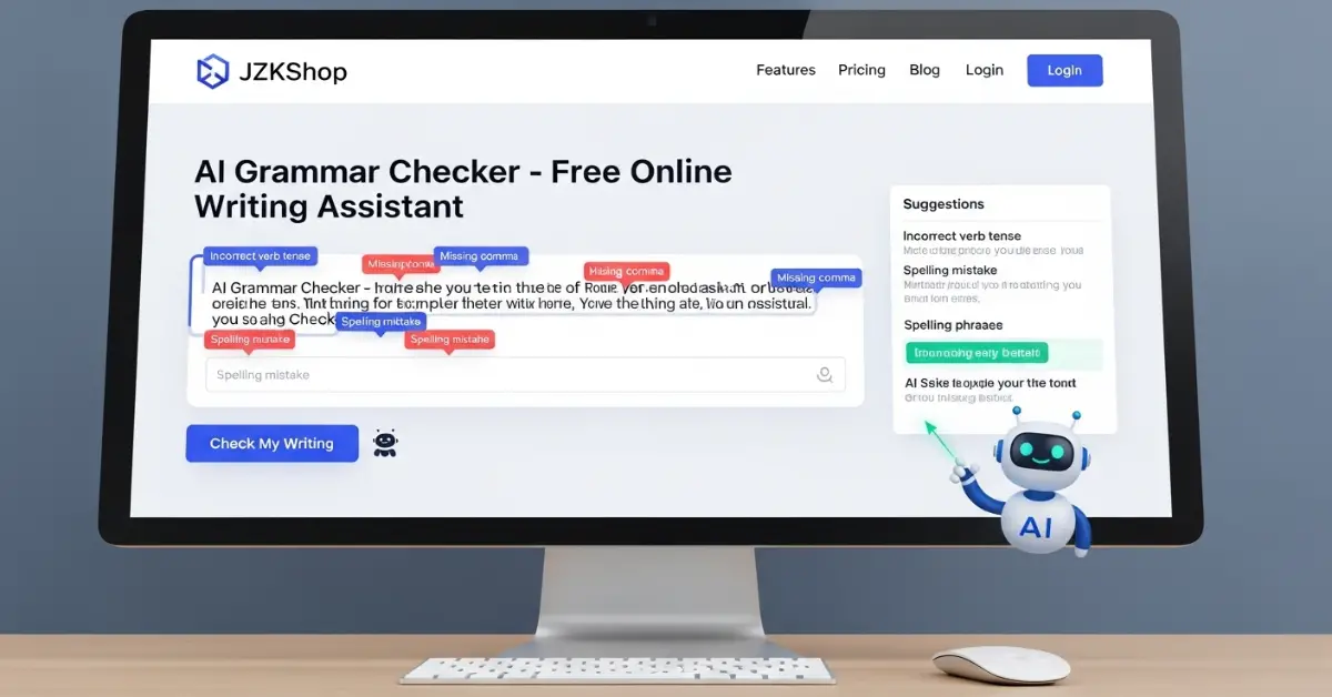 AI Grammar Checker - Free Online Writing Assistant | JZKShop