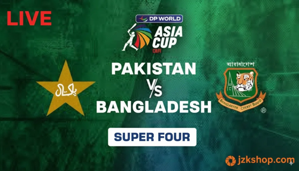 Pakistan vs Bangladesh Asia Cup 2025 Super Four Clash | Match Preview, Pitch Report, Prediction, Live Streaming